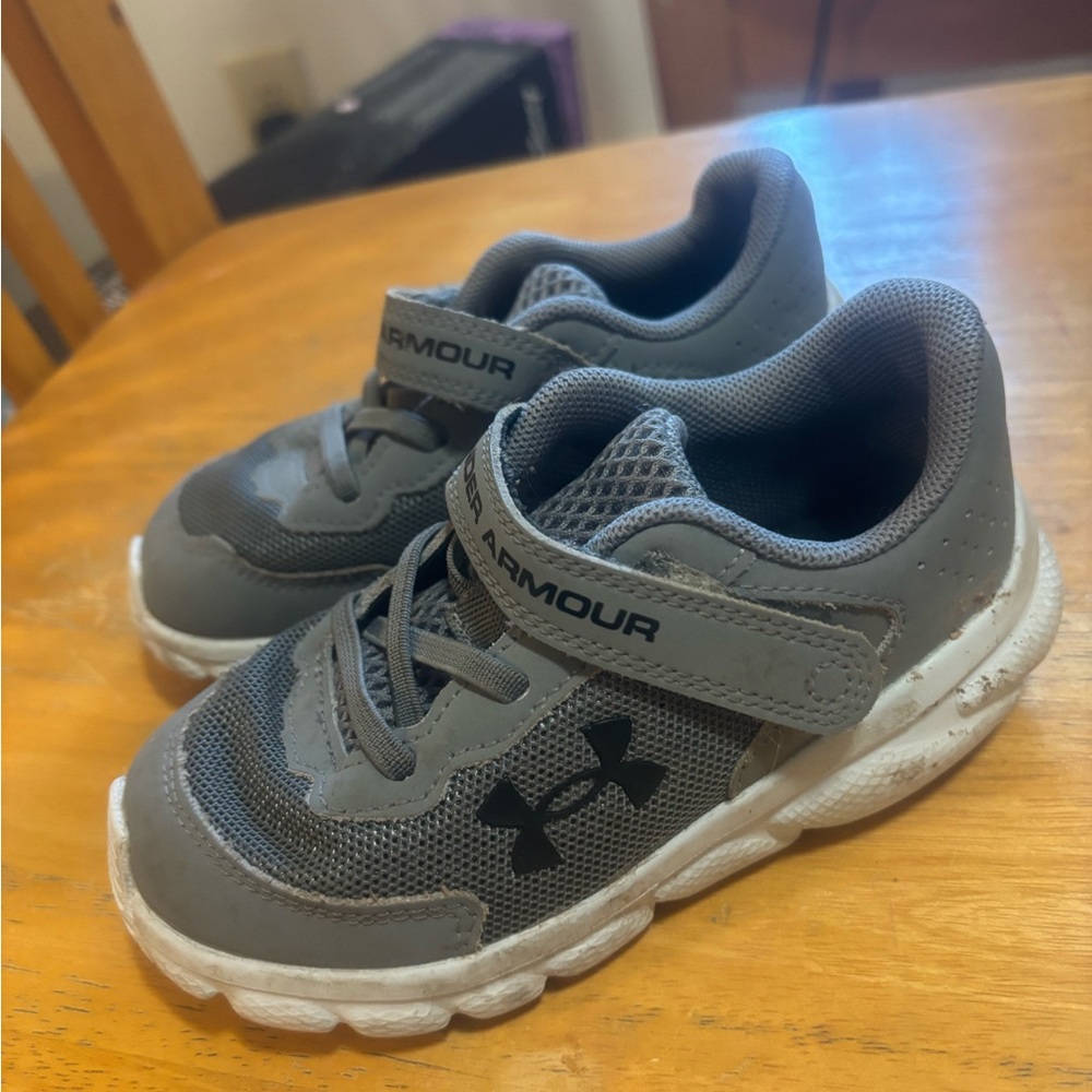 Under Armour Kids' Gray Sneakers
